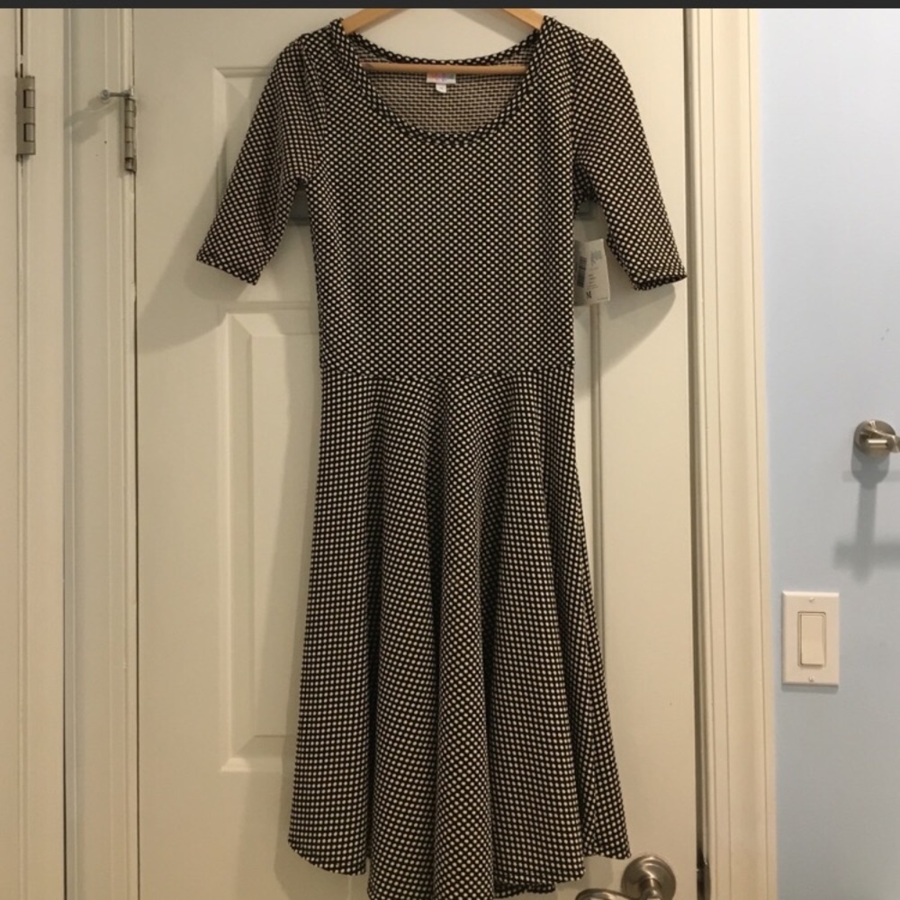 Lularoe polka dot Nicole Dress